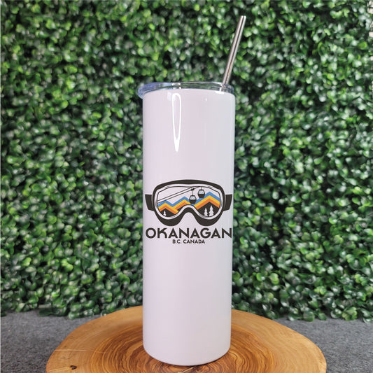 Okanagan Goggles Skinny Tumbler