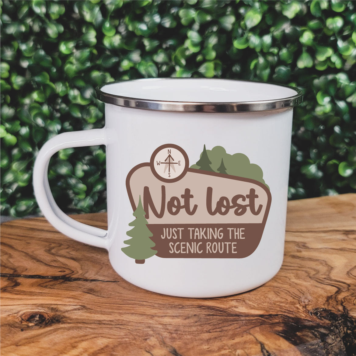 I'm Not Lost Camp Mug