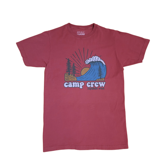 Camp Crew '22 T-Shirt - Vintage Red