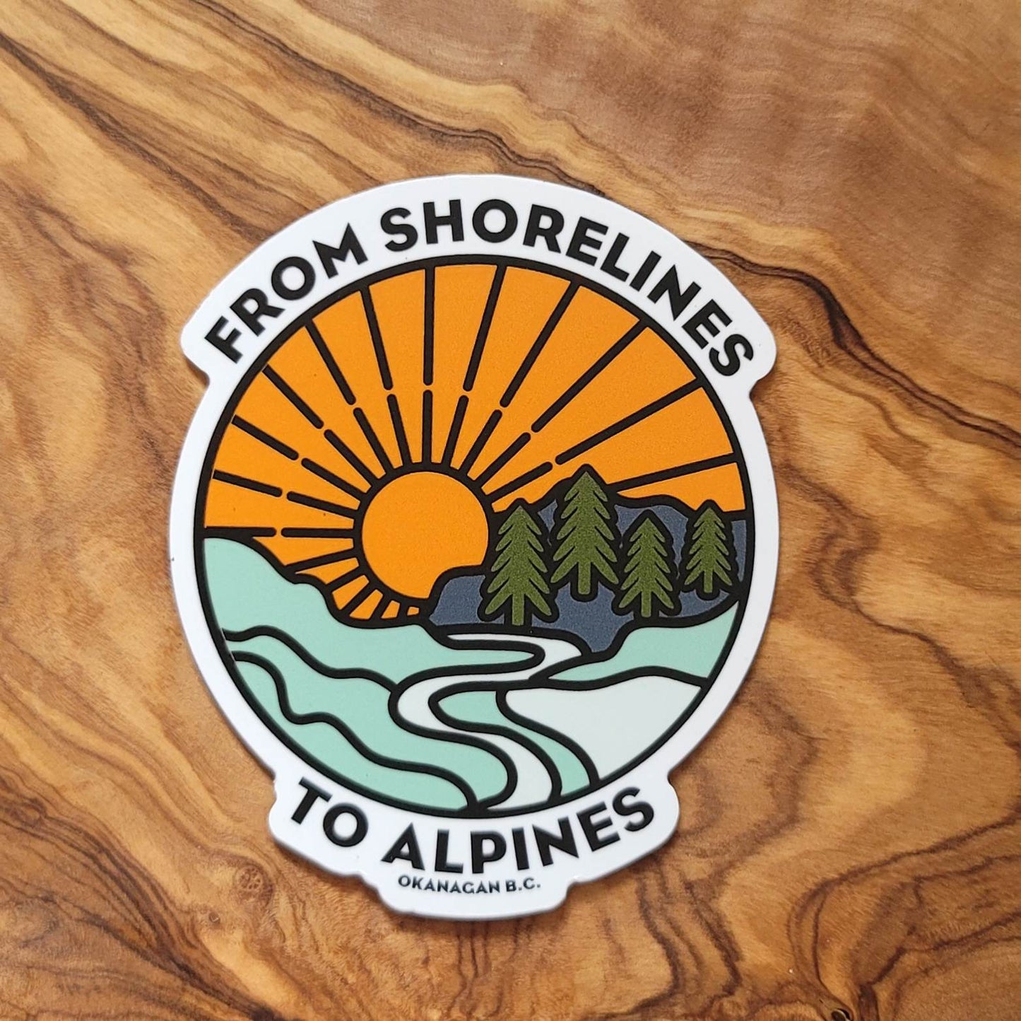 Shorelines To Alpines Magnet